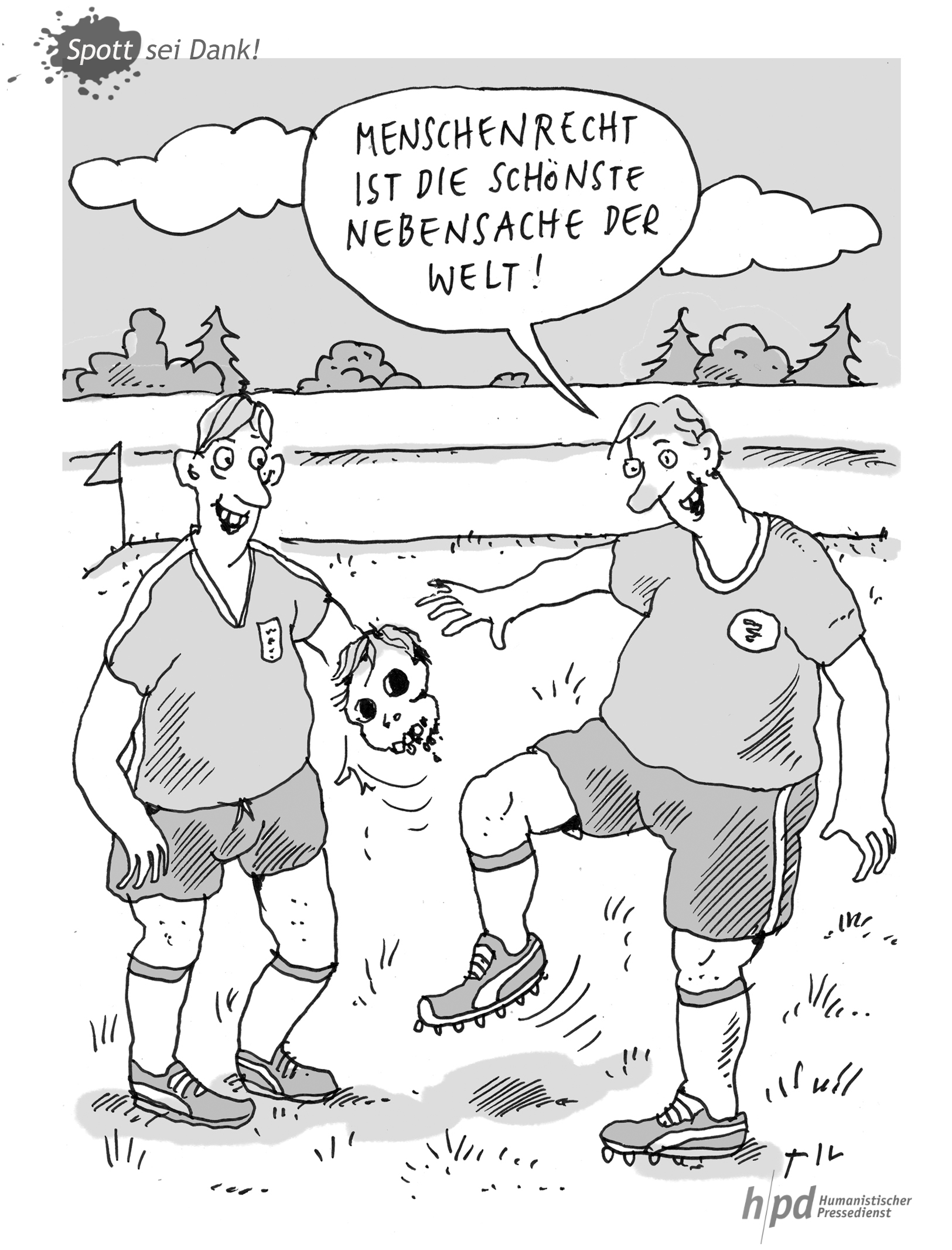 Til Mette über Fussball und Menschenrechte