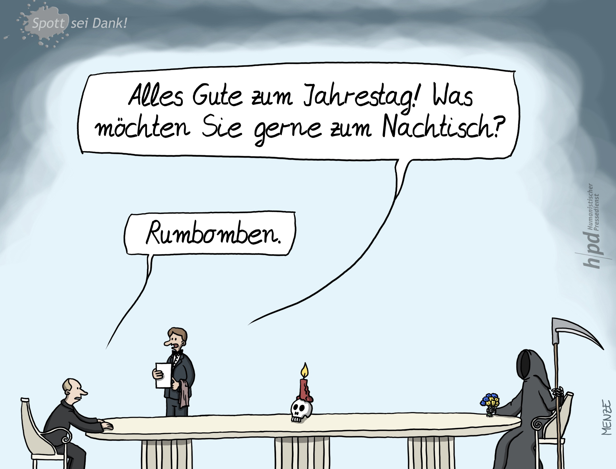 Zum Jahrestag des Angriffs zeichnet Nadia Menze ein Rendezvous mit dem Tod im Kreml