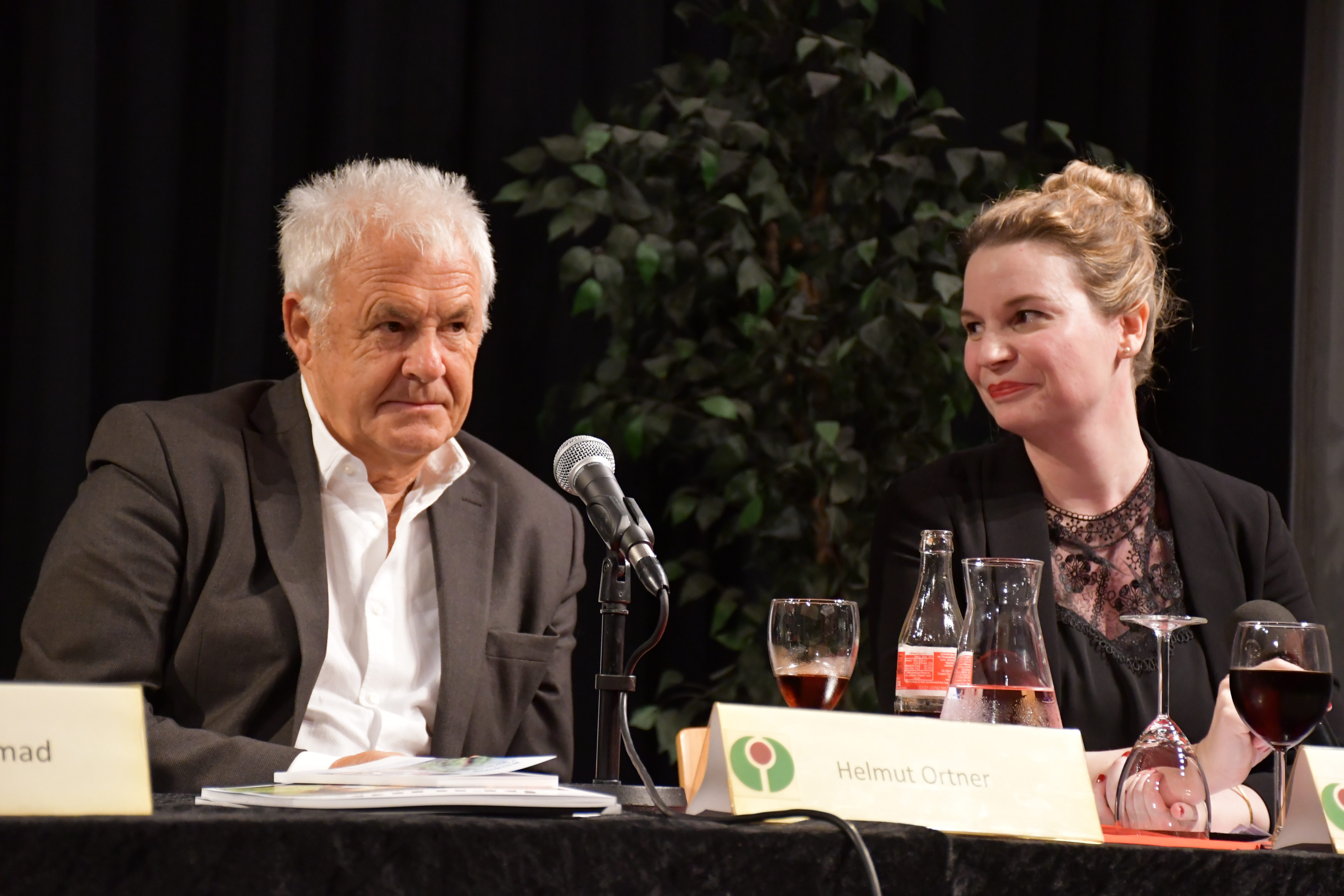 Helmut Ortner und Nadine Pungs