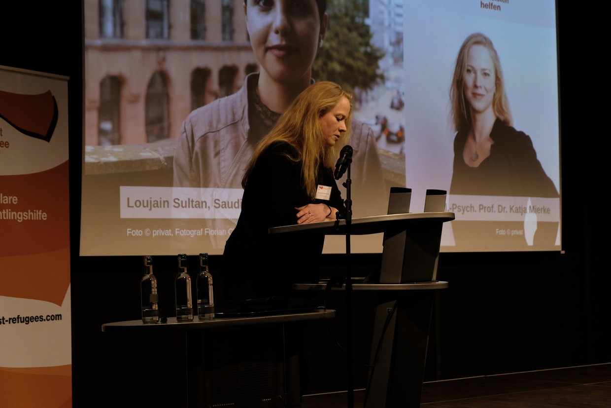 Katja Mierke und Loujain Sultan