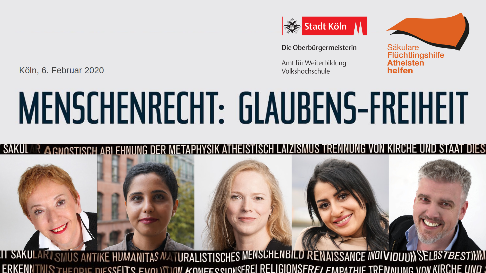 Plakat zur Veranstaltung