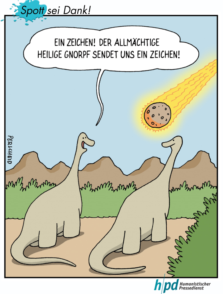 Martin Perscheid über gläubige Dinosaurier