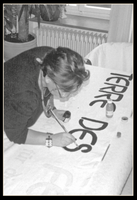 Entstehung eines Plakates (1999)