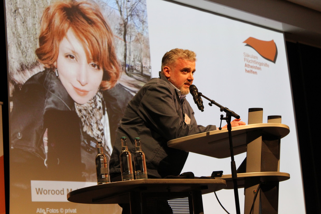 Stefan Paintner und Worood Mahdi