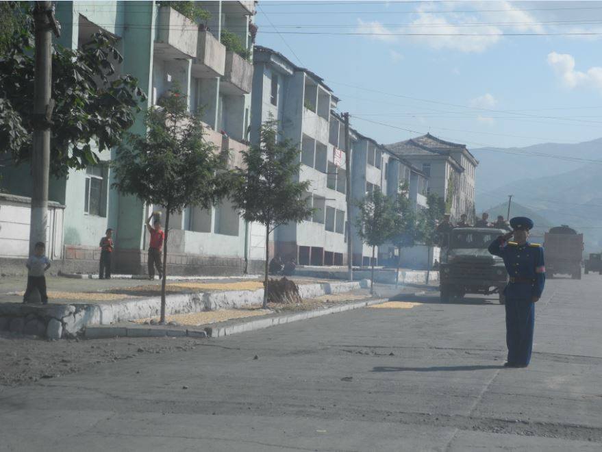 Straßenszene in Nordkorea