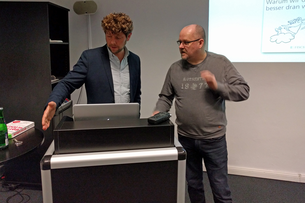 Philipp Möller und Jörg Elbe (RDF)