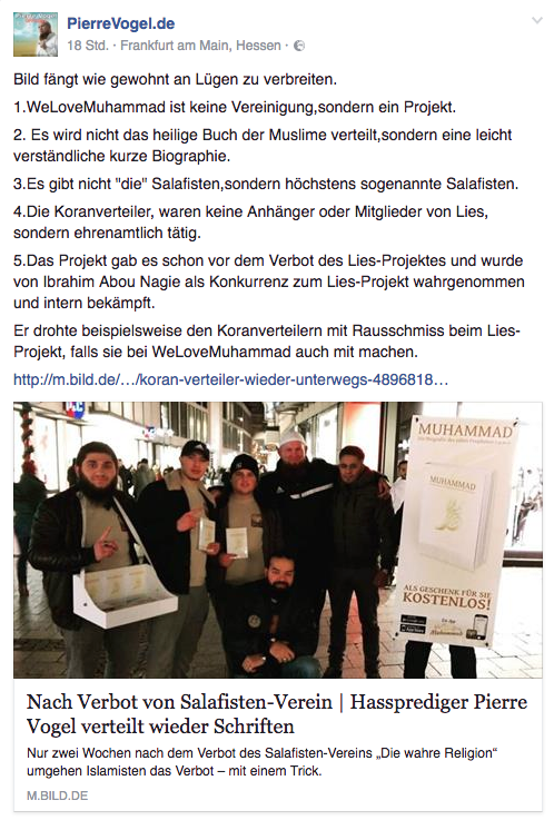 Screenshot Facebook
