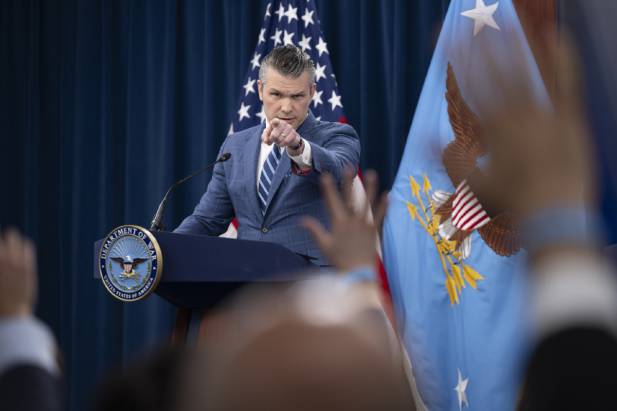 Pressebriefing im Pentagon