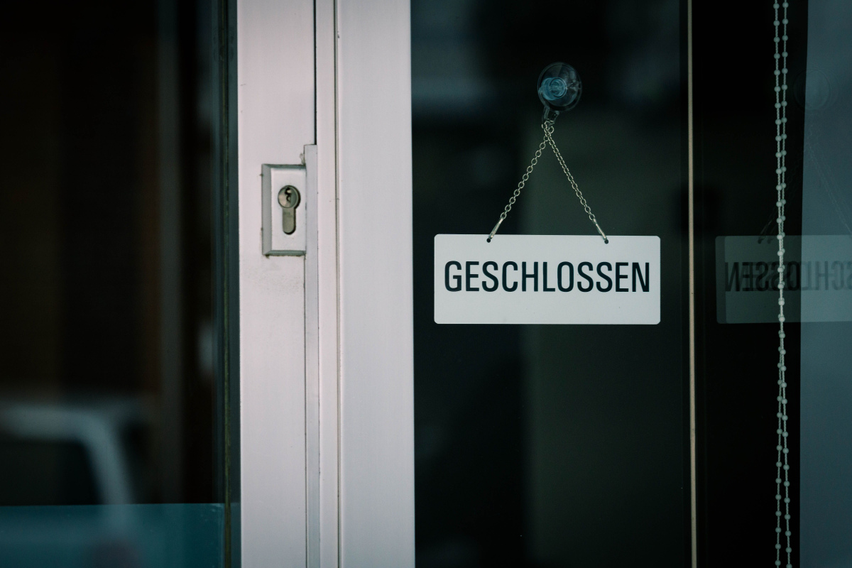 Geschlossenes Geschäft