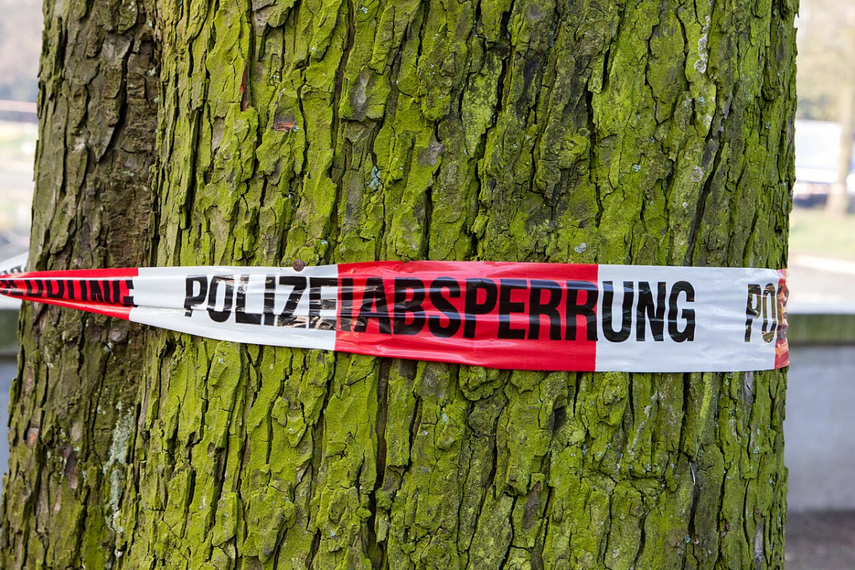 Polizeiabsperrung (Symbolbild)