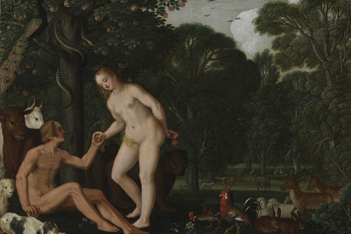 Johann König: Adam und Eva im Paradies