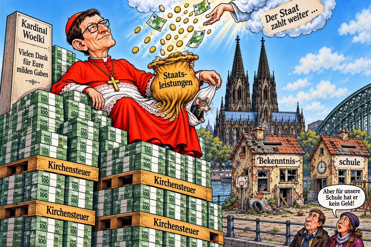 Millionen für die katholische Kirche