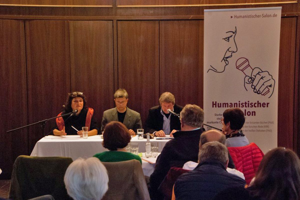 Johanna Haberer, Helmut Fink, Heinz-Werner Kubitza (v.l.n.r.)