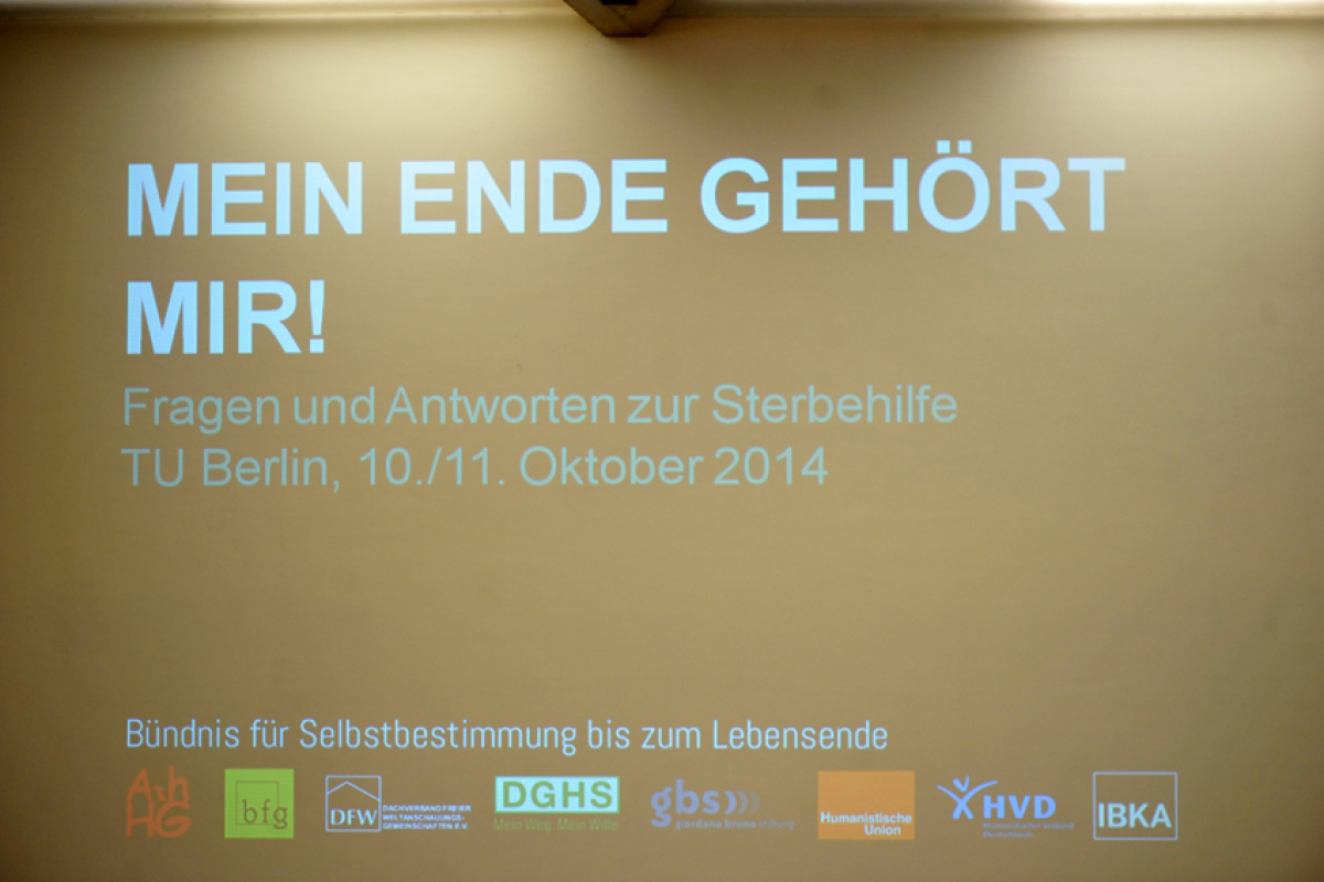 Konferenz "Mein Ende gehört mir"