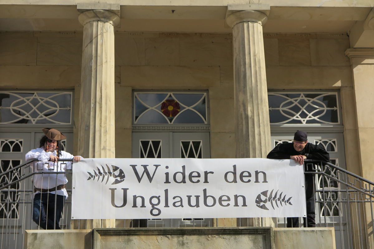 Das Rathaus von Detmold ...