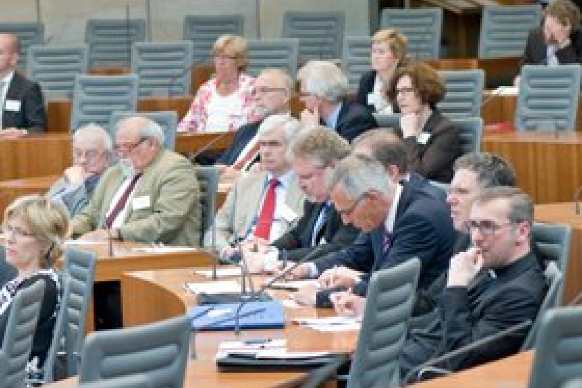Im Plenum des Landtages