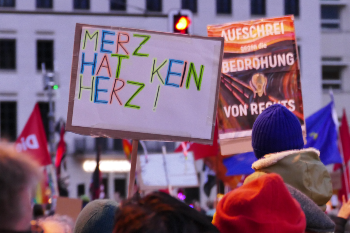 Demonstration gegen den Rechtsruck am 25. Januar 2025 in Berlin
