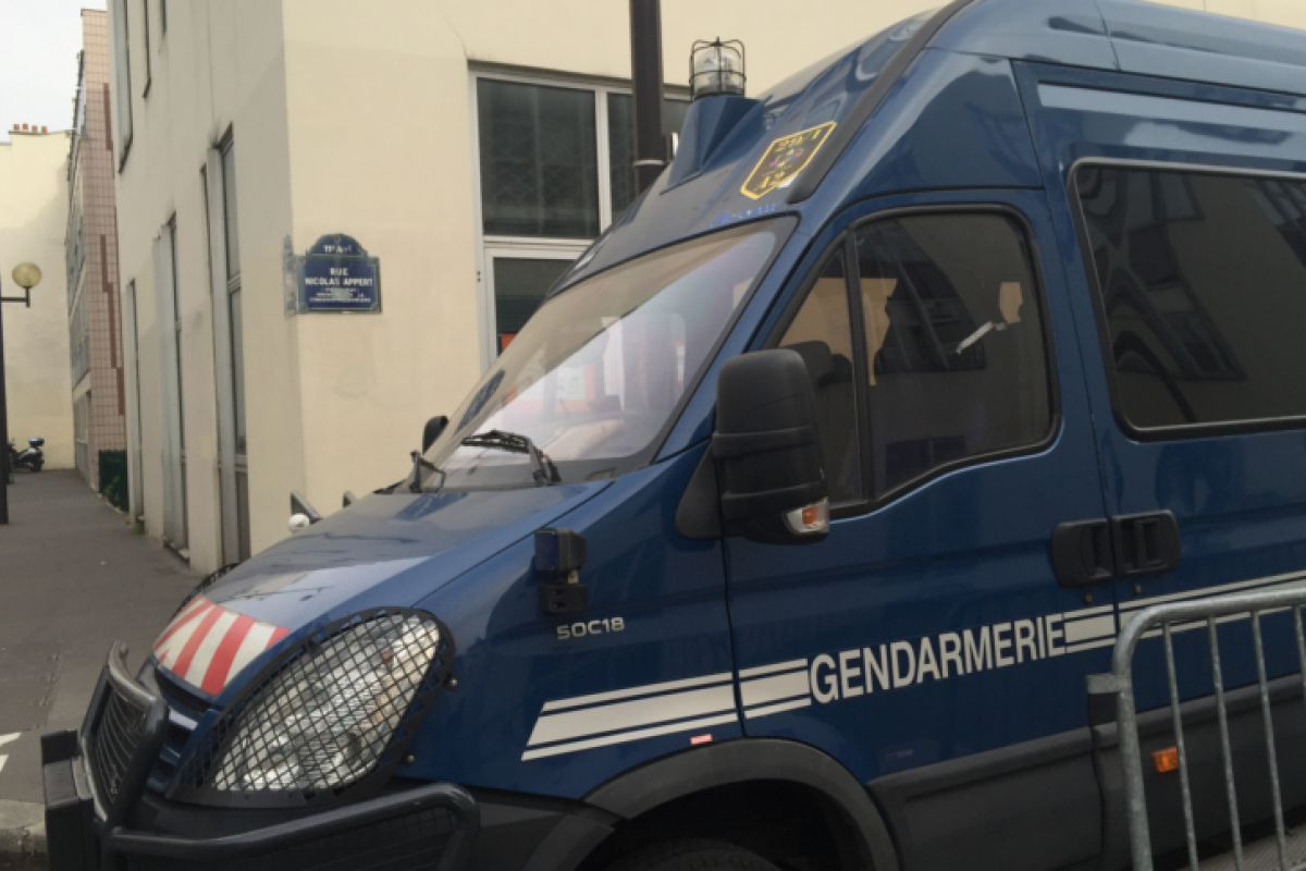 Ehemaliges Redaktionsgebäude von Charlie Hebdo