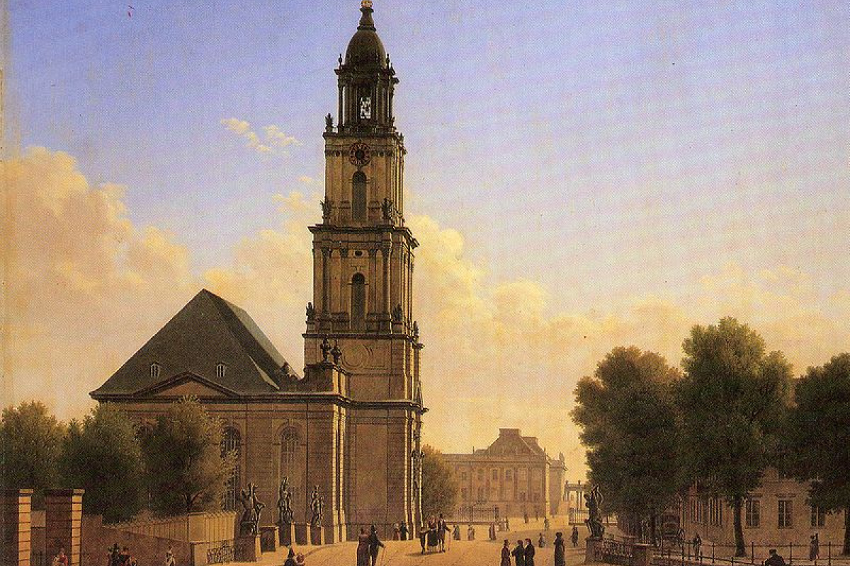 Carl Hasenpflug: Die Garnisonkirche zu Potsdam, 1827