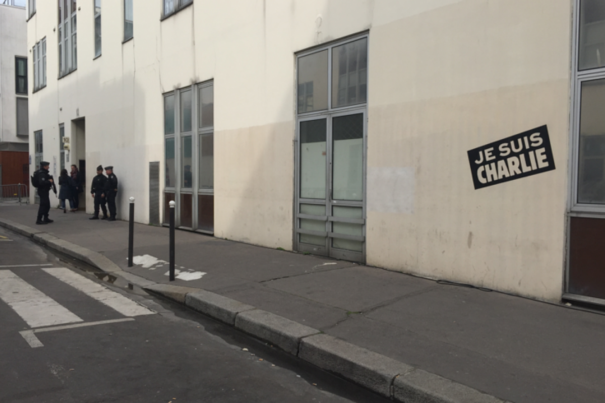 Ehemaliges Redaktionsgebäude von Charlie Hebdo