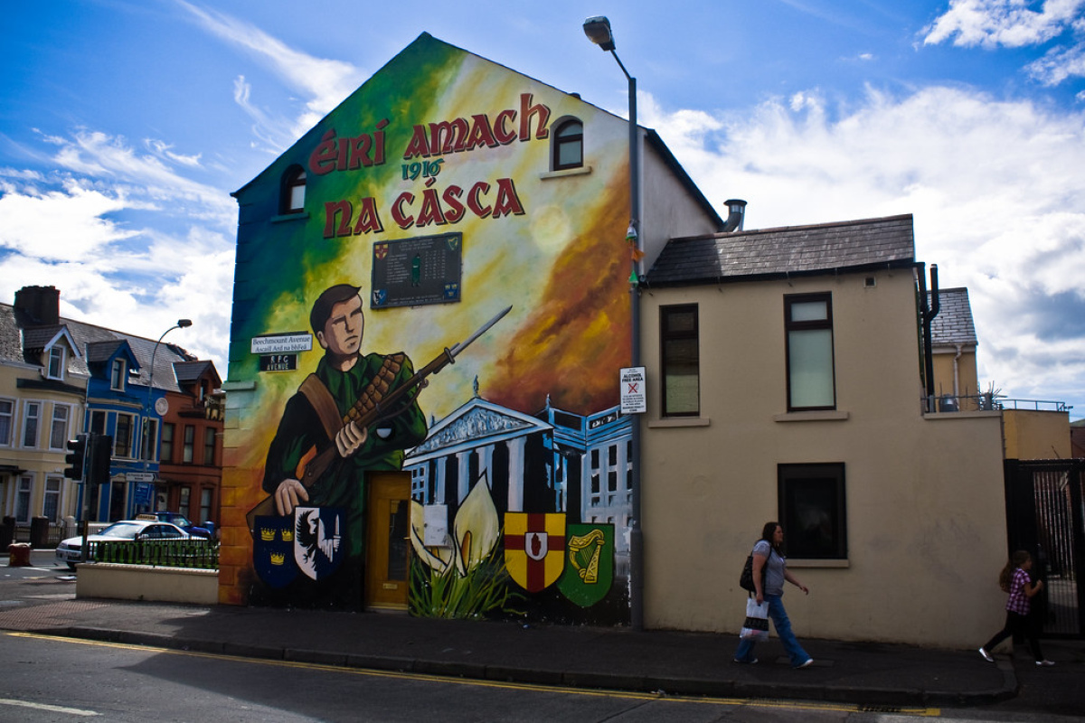 In Belfast ist die Erinnerung an den Bürgerkrieg allgegenwärtig.