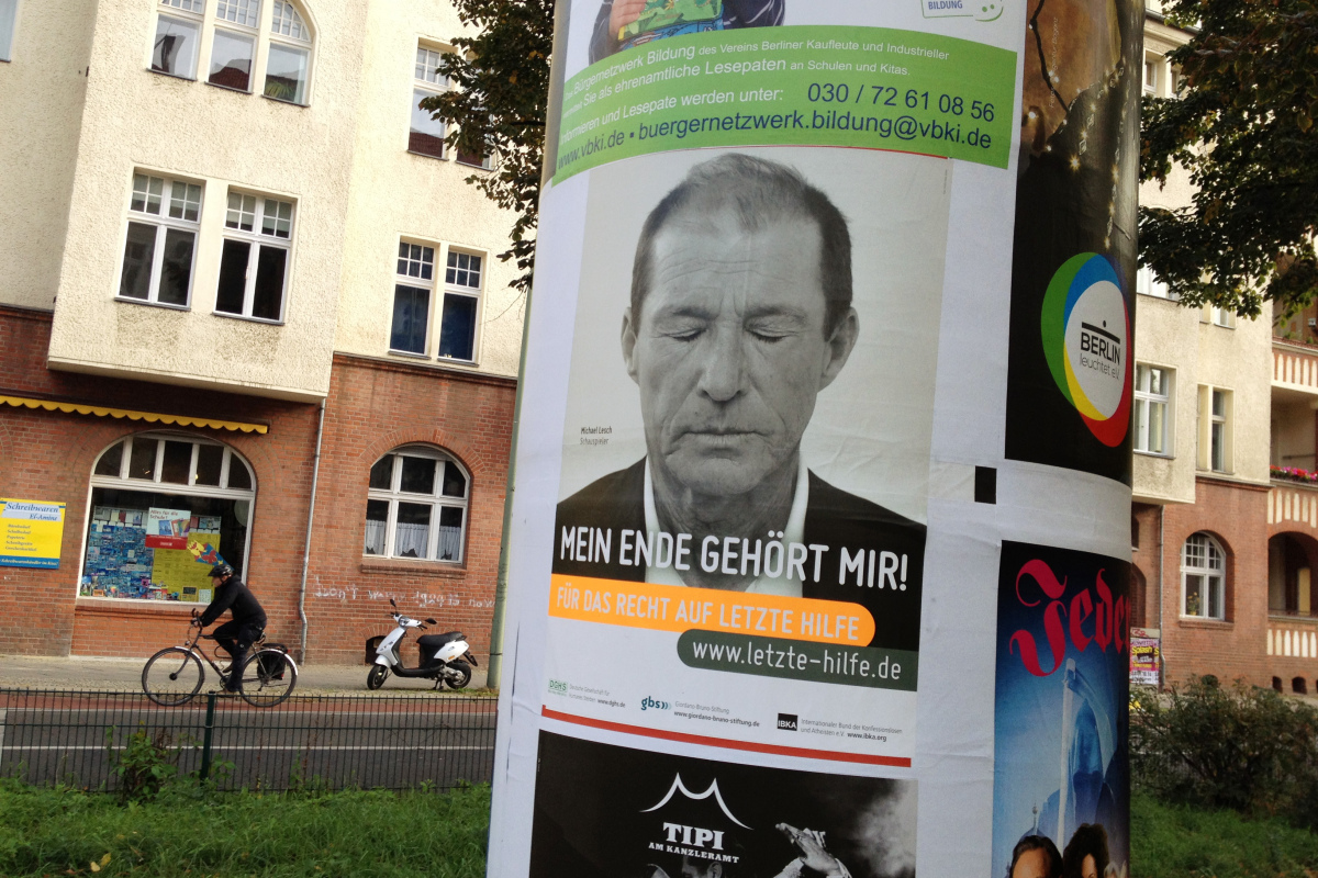 Plakat in Berlin