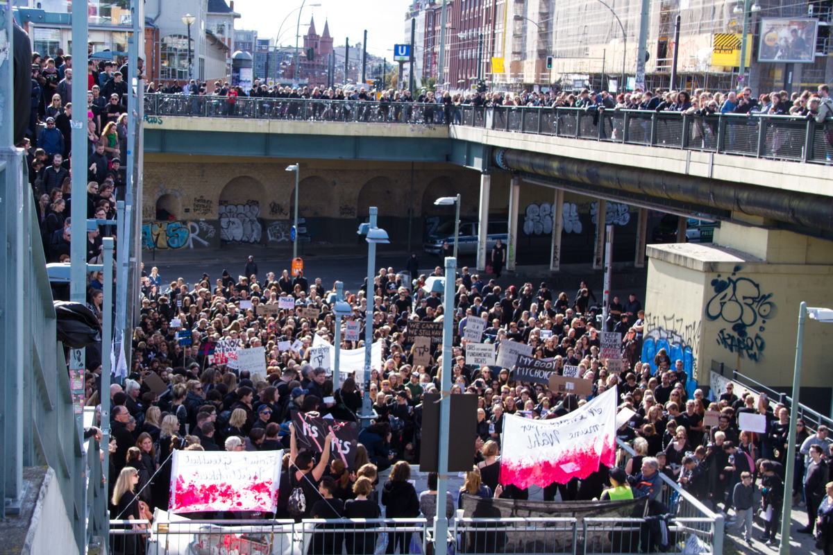 Black Monday-Demo Berlin