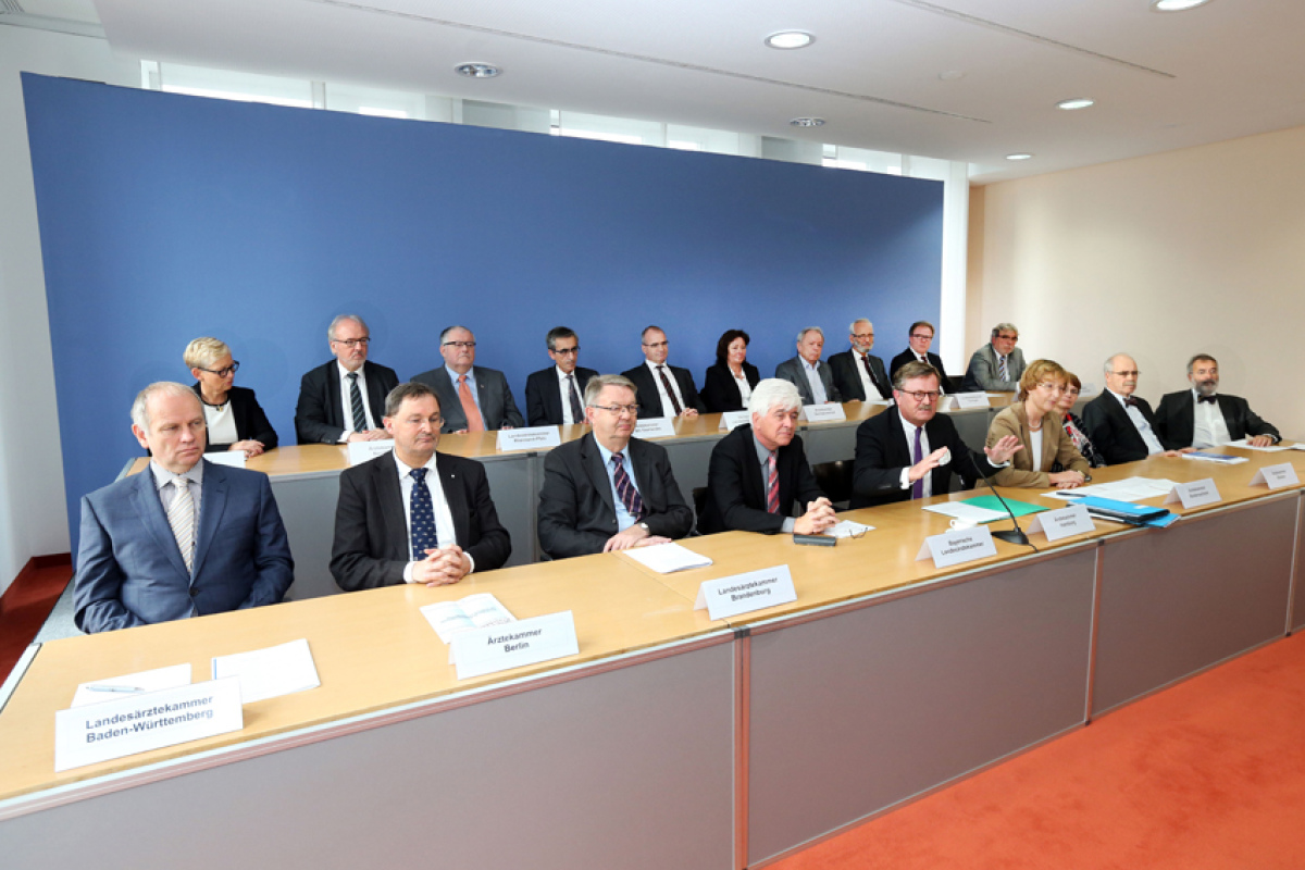 Pressekonferenz der Ärtzekammer