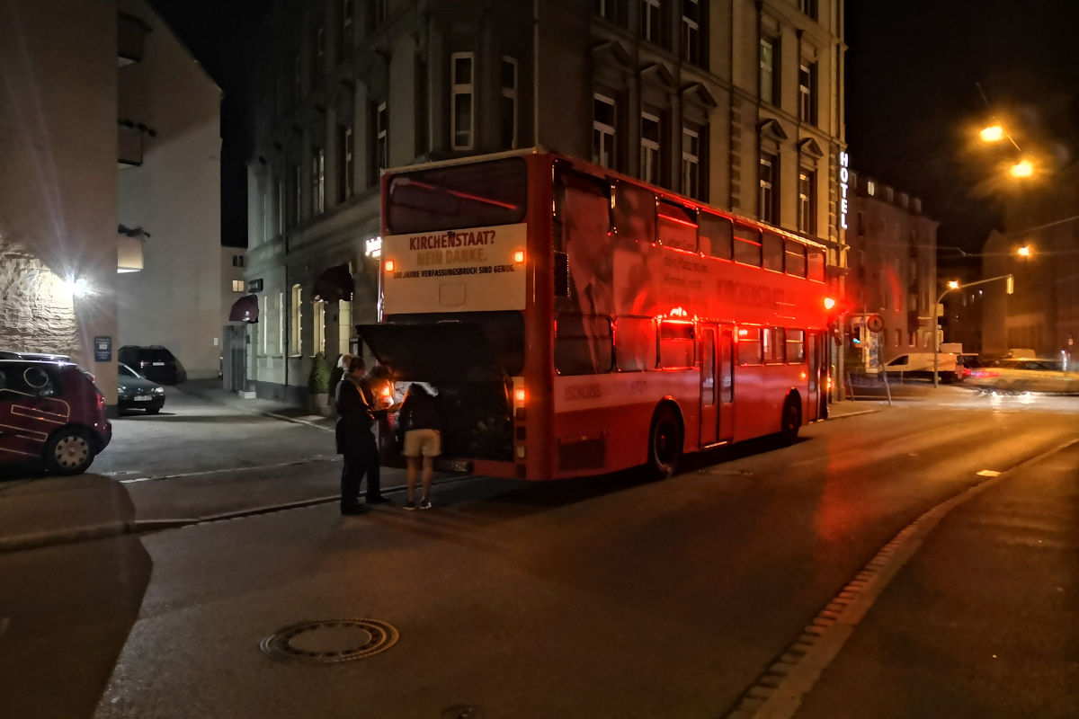 Der "Große Rote" hatte eine Panne