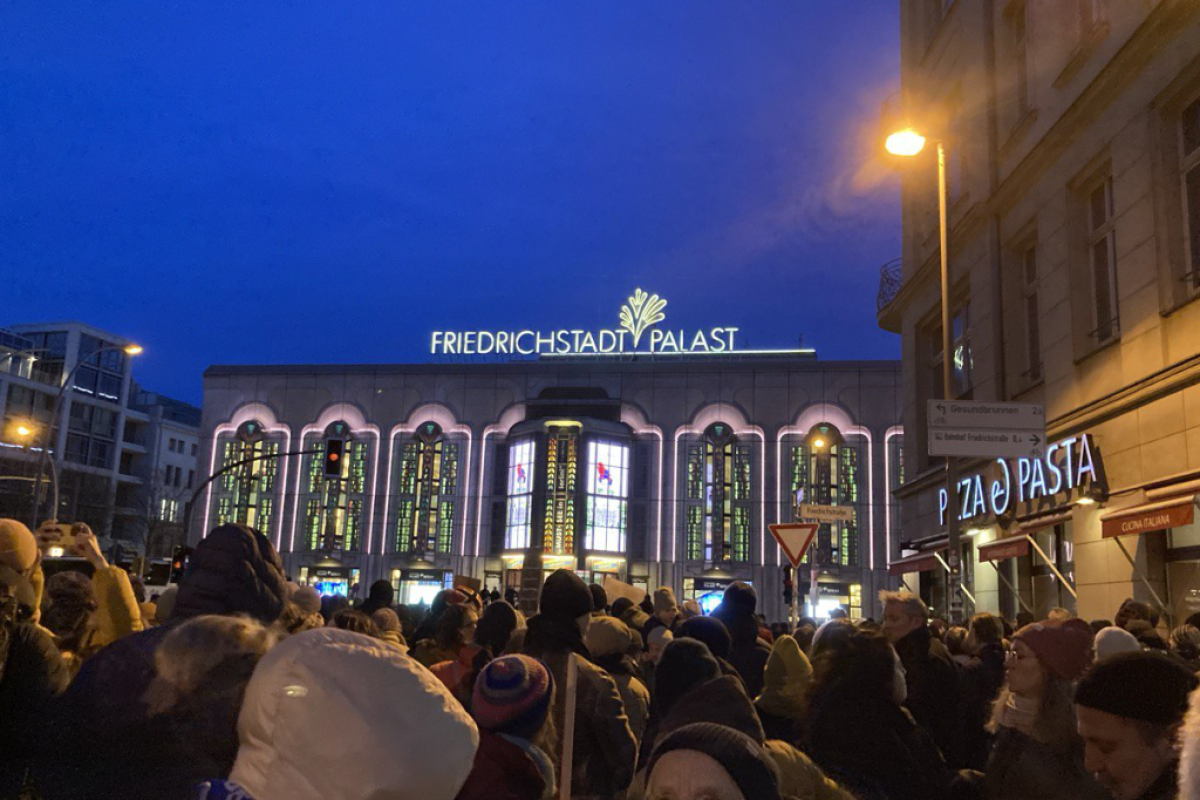 Demonstration gegen die AfD in Berlin