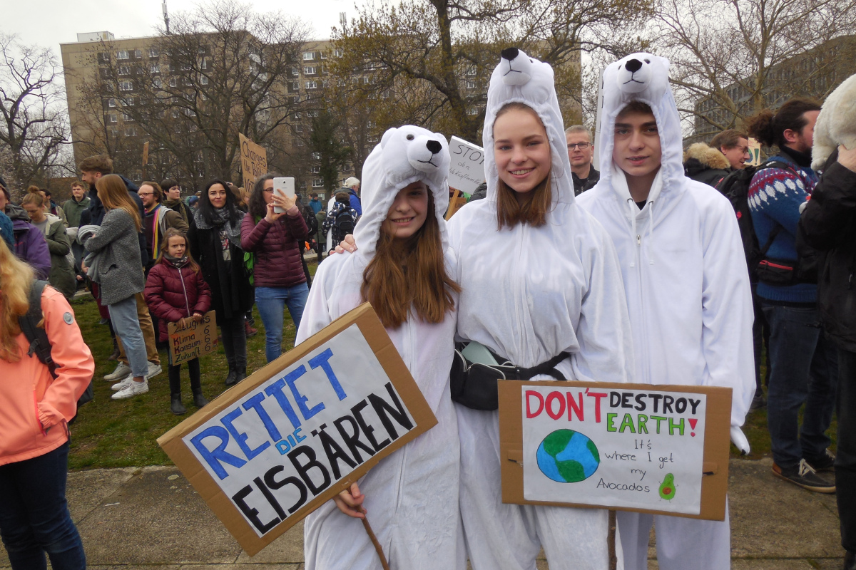 Schülerprotest gegen die Untätigkeit angesichts des Klimawandels