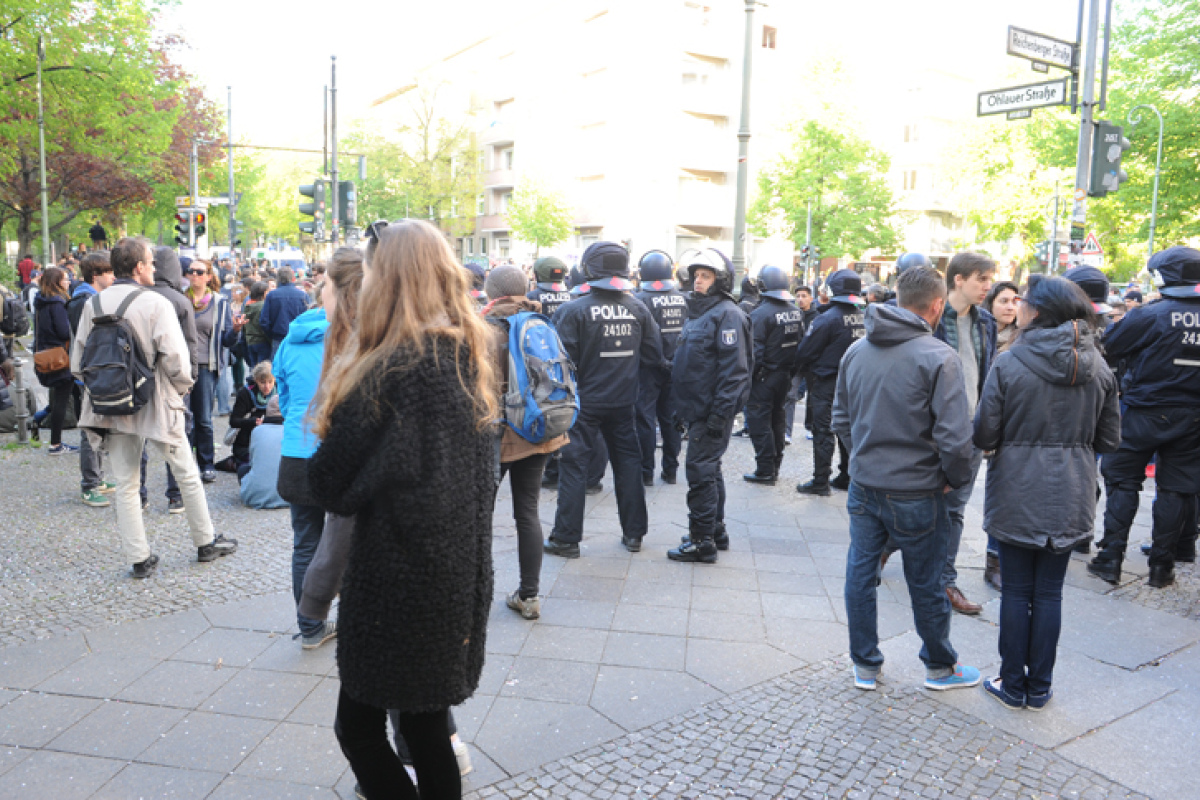 Ohlauer-/Reichenberger Strasse: Warten 