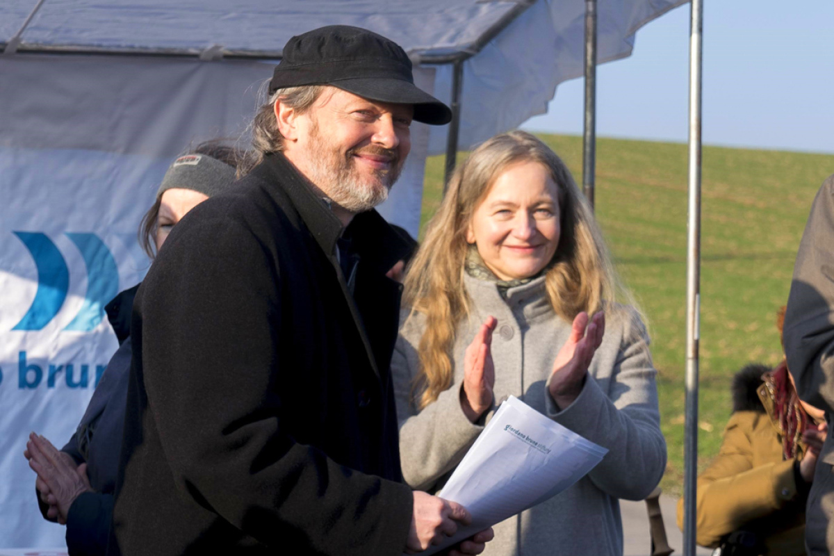 Michael Schmidt-Salomon und Elke Held von der gbs