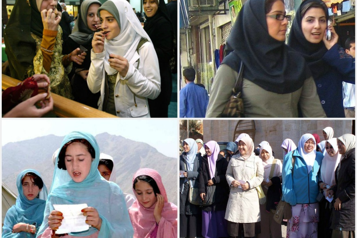 Frauen mit Hijab