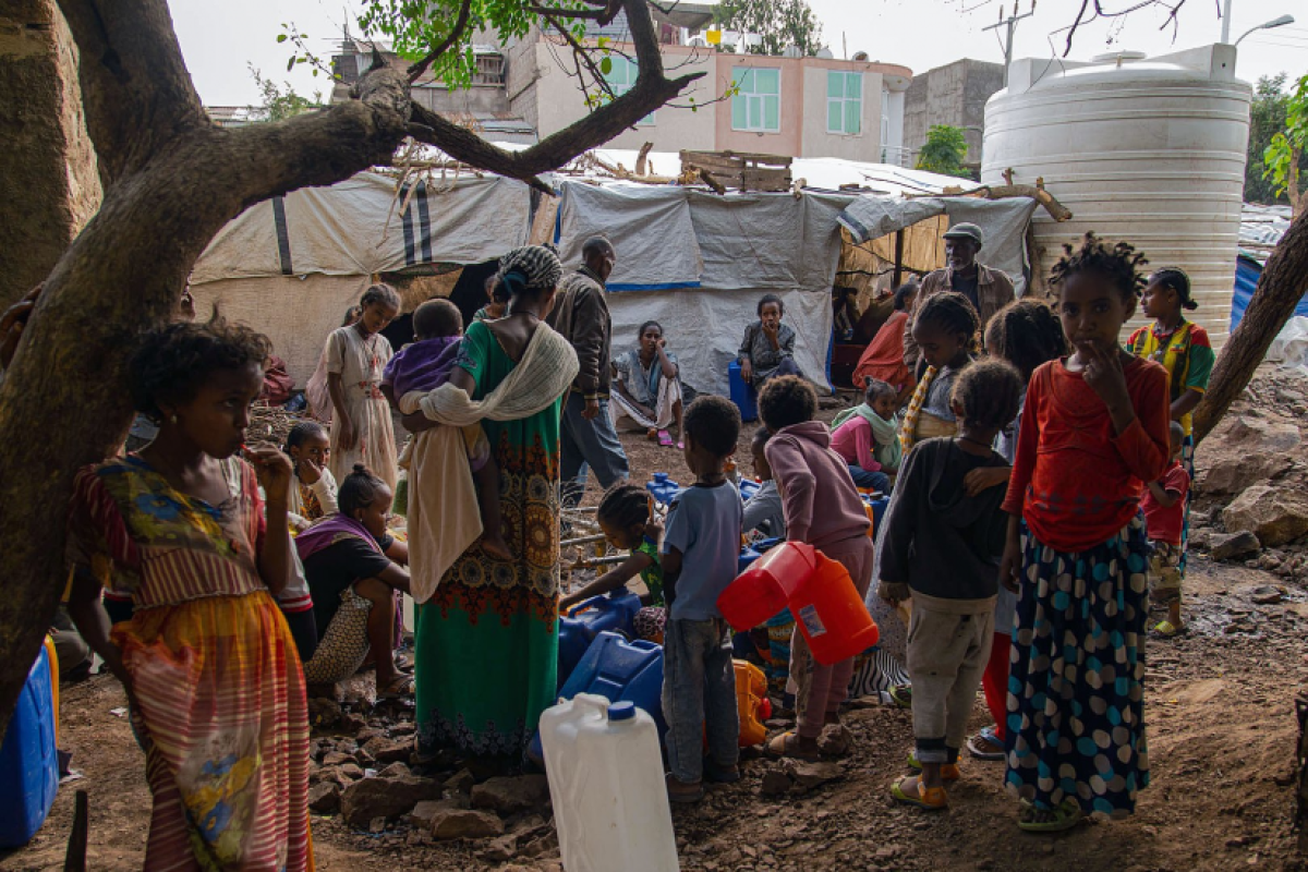 Bürgerkrieg in Äthiopien: Flüchtlinge in Shire (Tigray)