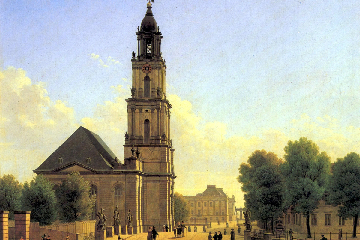 Carl Hasenpflug: Die Garnisonkirche zu Potsdam, 1827