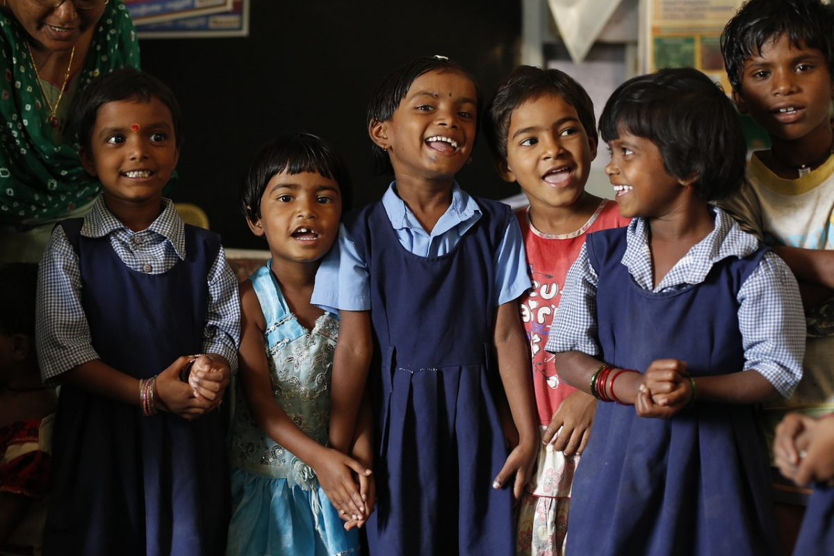 Indische Schulkinder