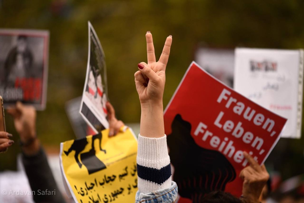Solidaritätskundgebung für die Proteste im Iran