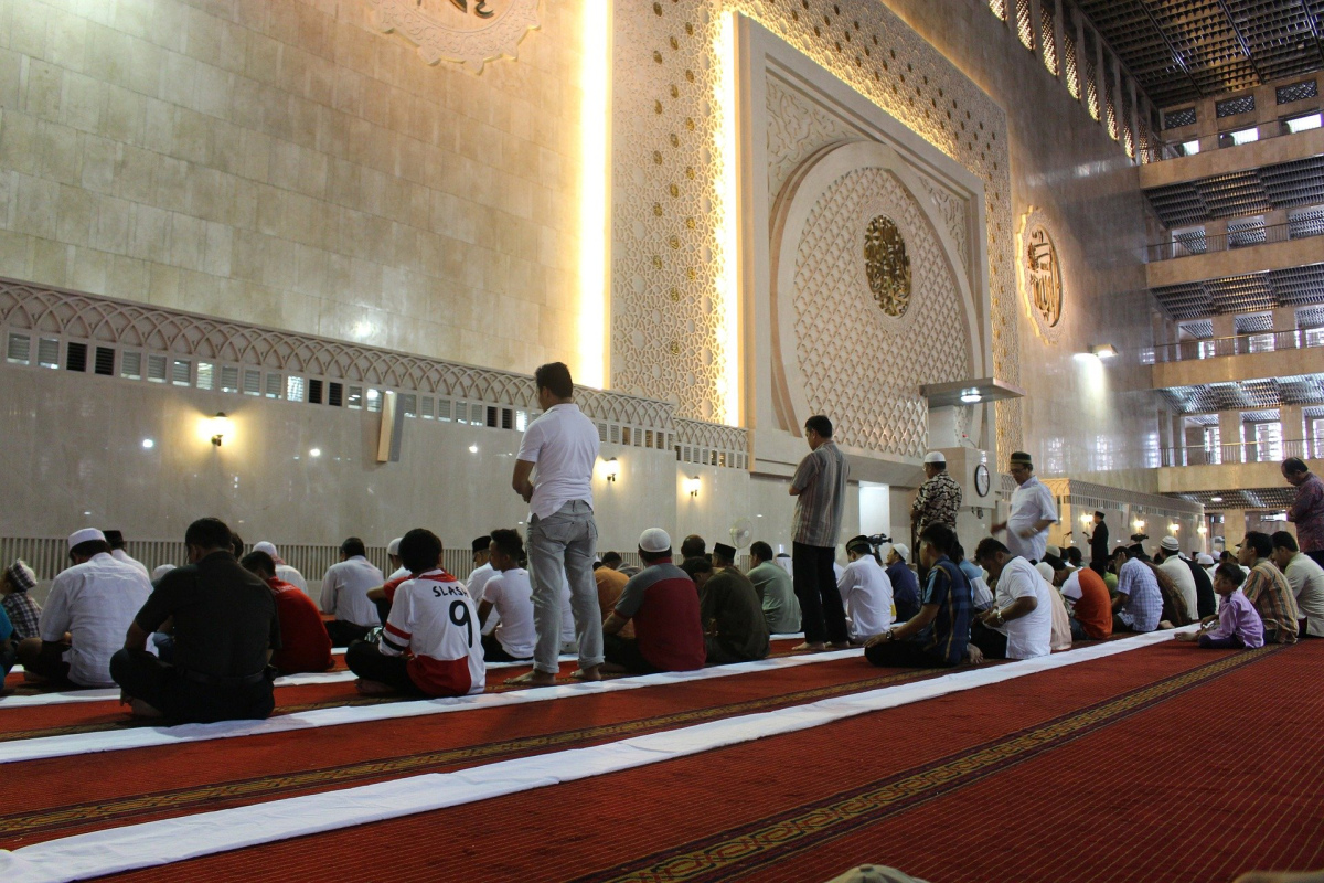 Betende Muslime