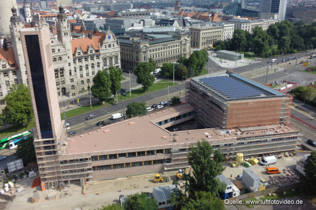 Propsteikirche St. Trinitatis im Bau