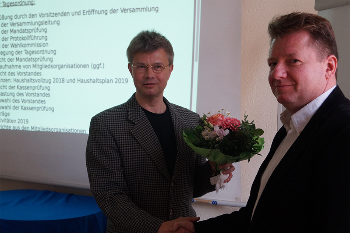 Helmut Fink (li.) und Rainer Rosenzweig (re.)