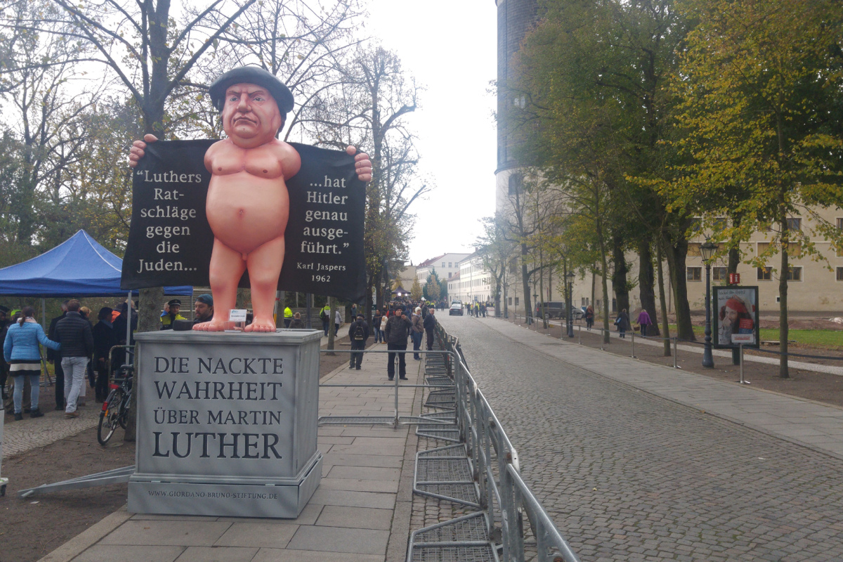 Nackter Luther Wittenberg