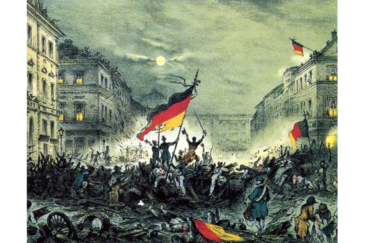 Historisches Bild zur Märzrevolution 1848