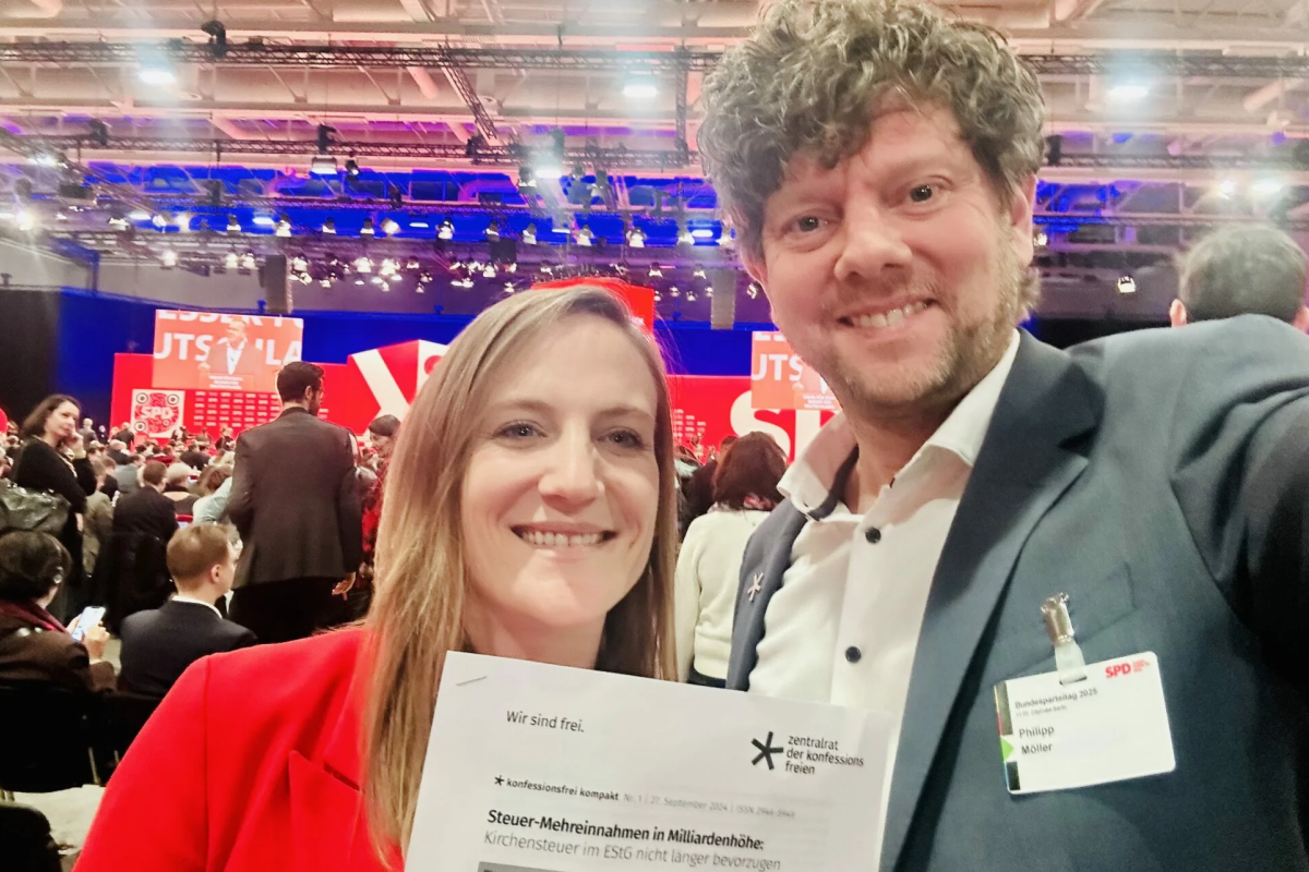 Philipp Möller mit Carmen Wegge (MdB)