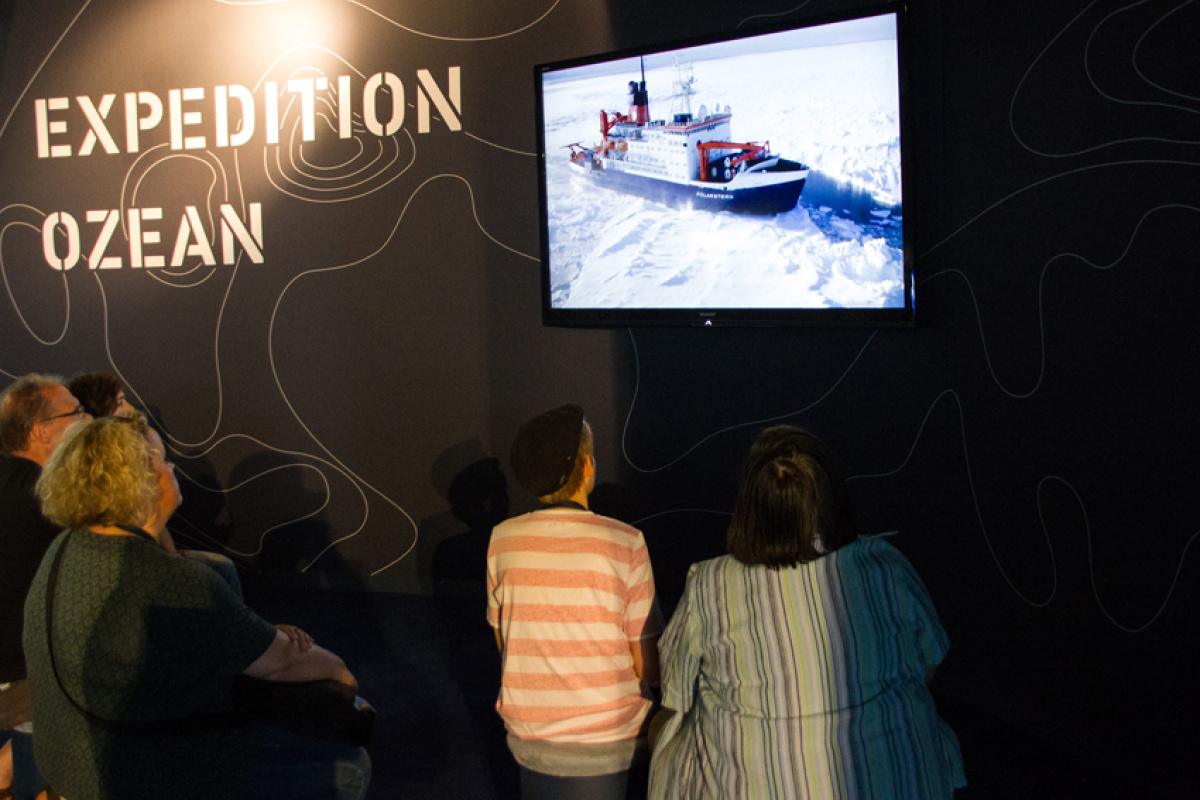 In der Ausstellung