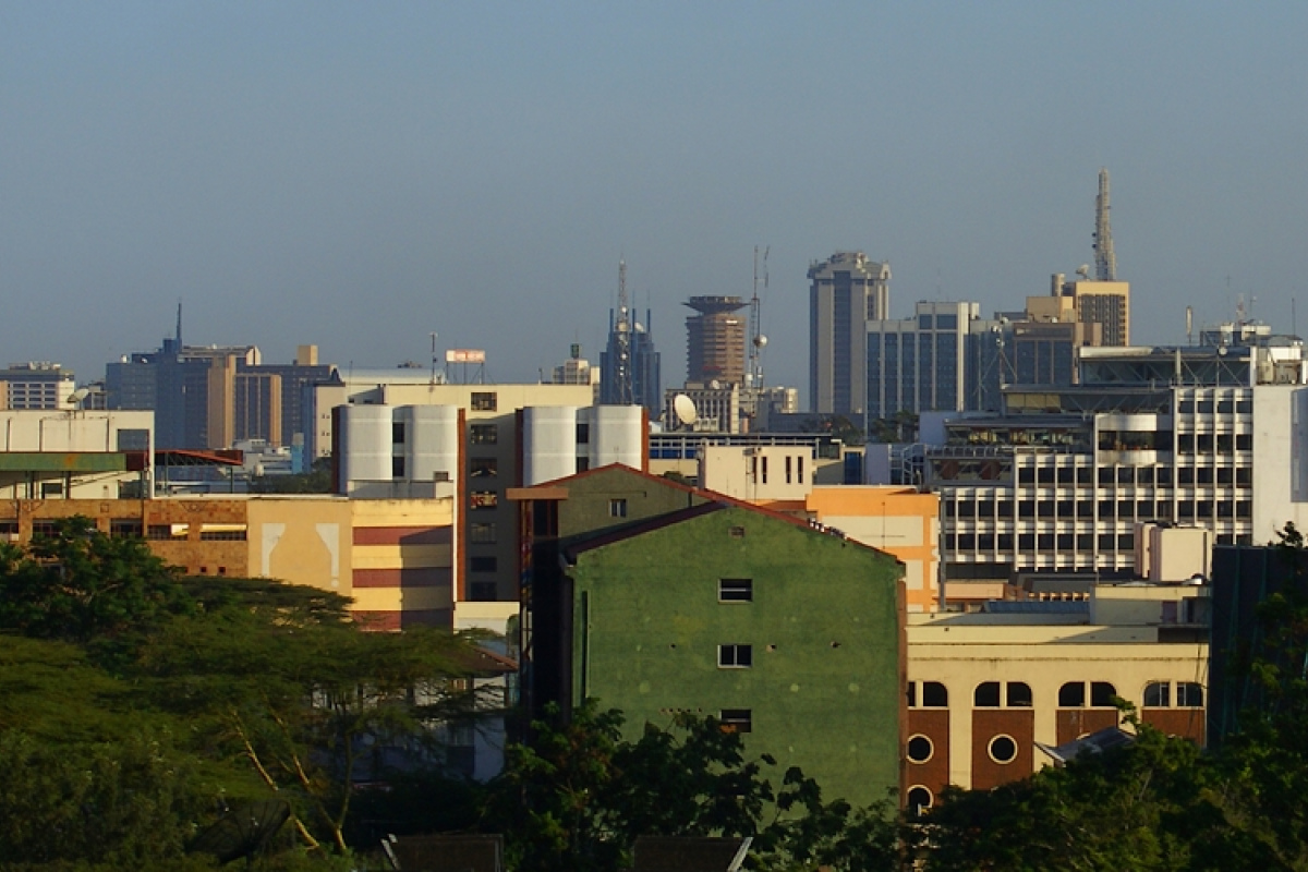 Blick über Nairobi