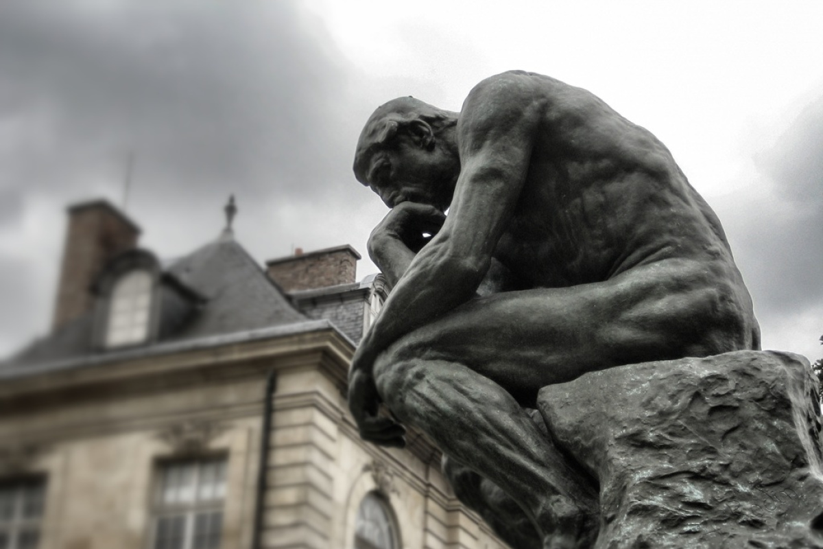 "Der Denker" von Auguste Rodin