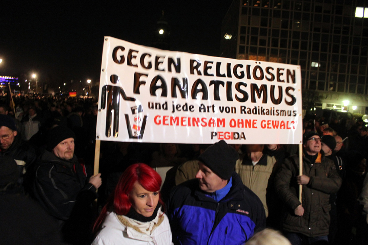 "Pegida" in Dresden