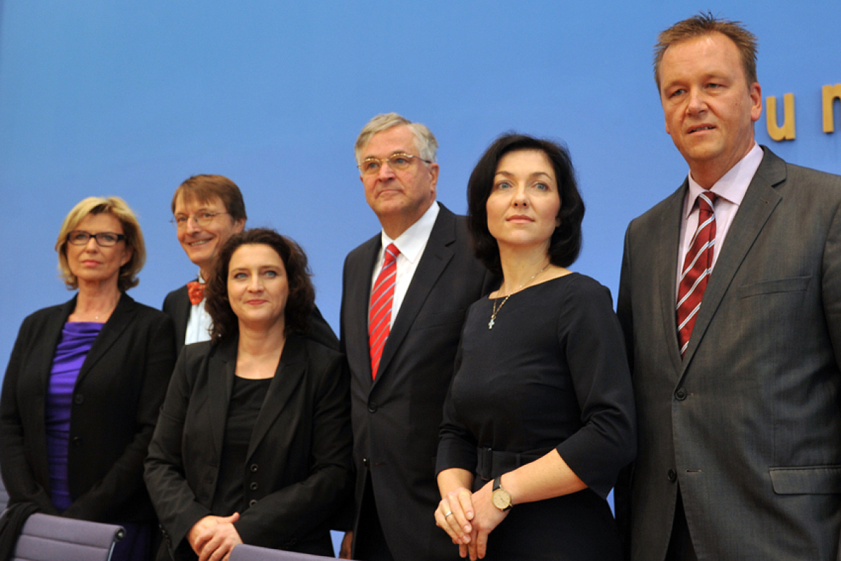 Vorstellung des Positionspapiers in der Bundespressekonferenz