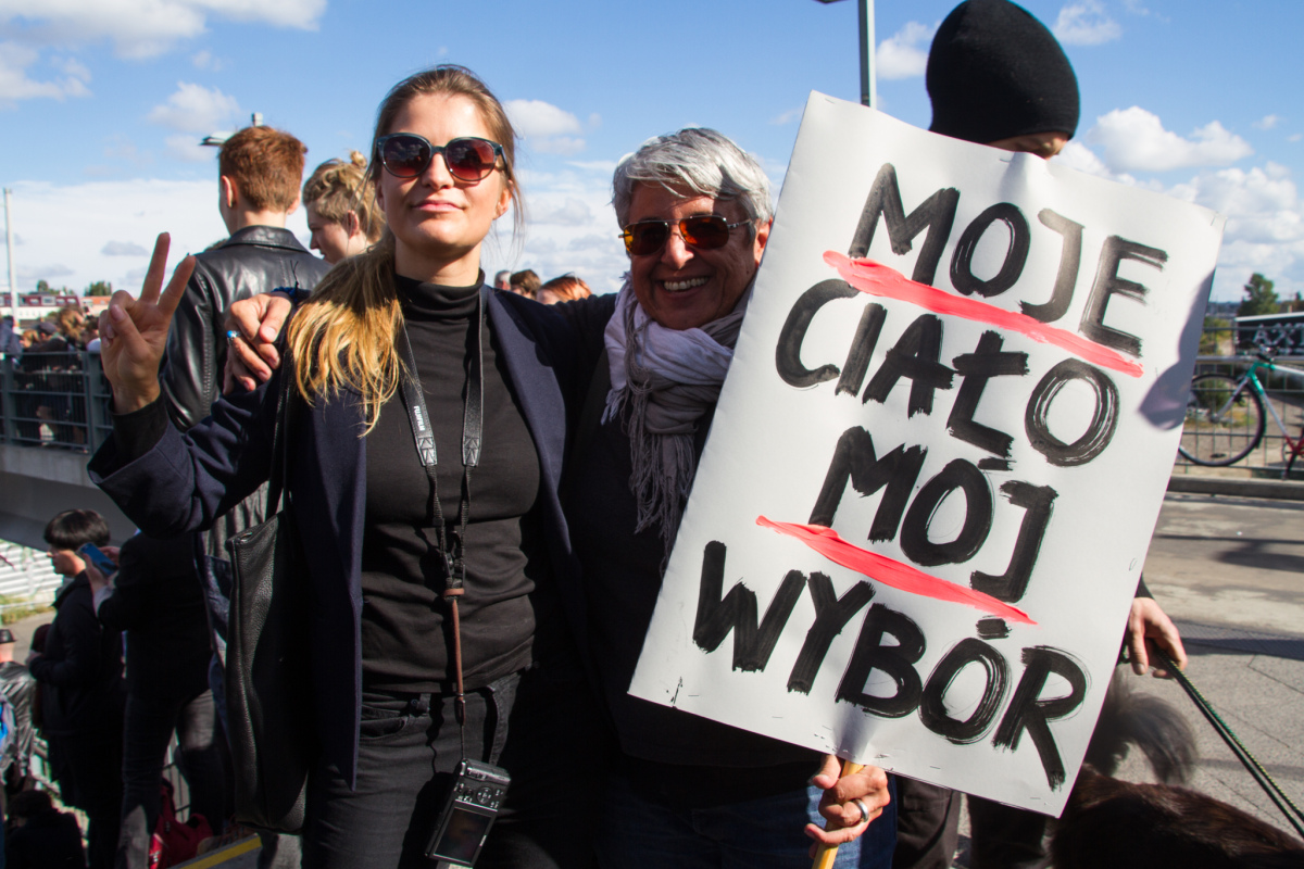 Protest gegen Abtreibungsverbot